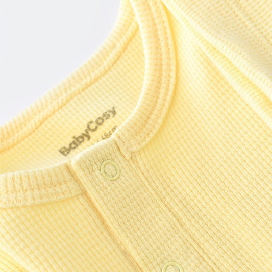 WAFFLE SET Shorts and short-sleeved T-shirt in 100% Organic Cotton