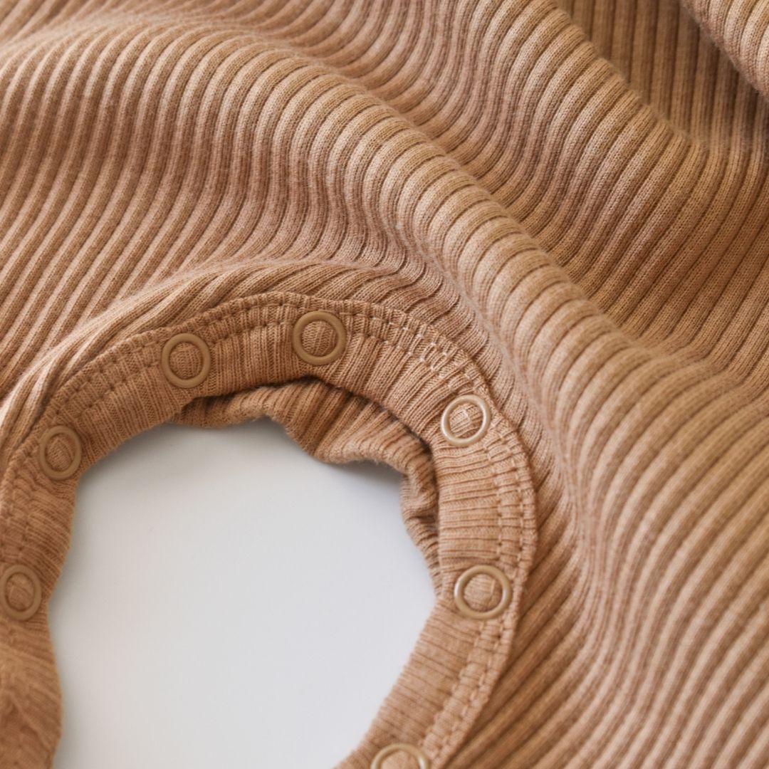 MODAL Long-sleeved romper 50% modal - 50% organic cotton