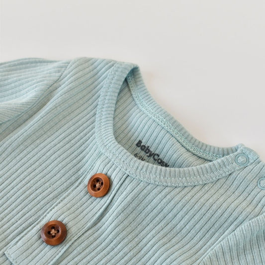 MODAL Long-sleeved romper 50% modal - 50% organic cotton