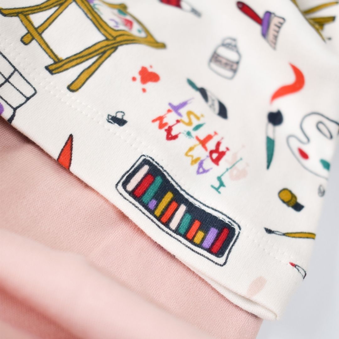 PAPETERIE Ensemble pantalon et tee-shirt en 100% coton bio