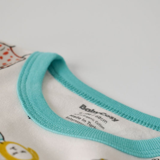 WORLD BABIES Ensemble pantalon et T-shirt en 100% coton biologique