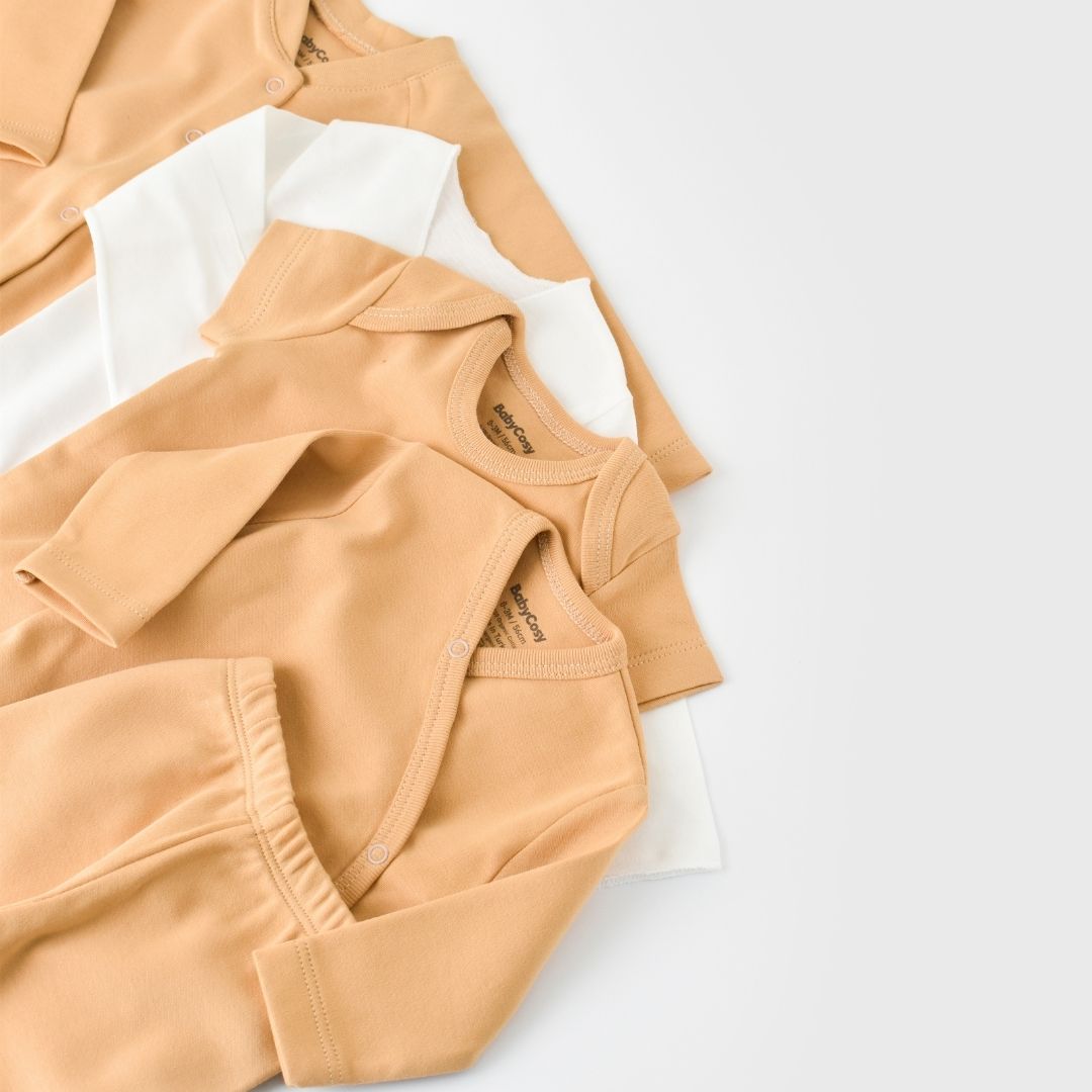 INTERLOK Birth Set - 10 pieces - GOTS Certified - 100% Organic Cotton