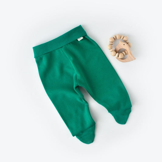 BASIC Hose mit Füßen aus 100 % Bio-Baumwolle
