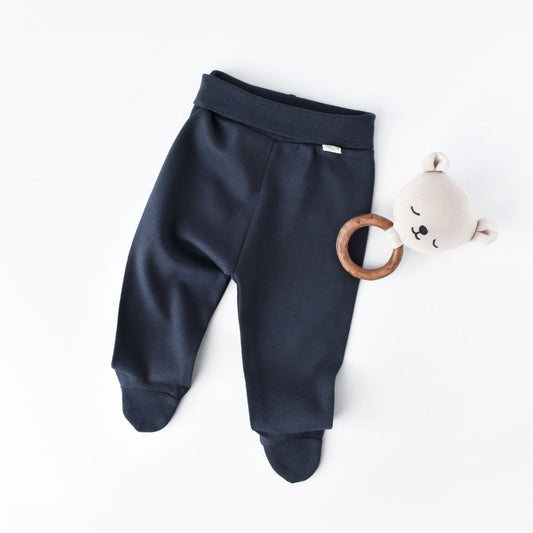 BASIC Hose mit Füßen aus 100 % Bio-Baumwolle