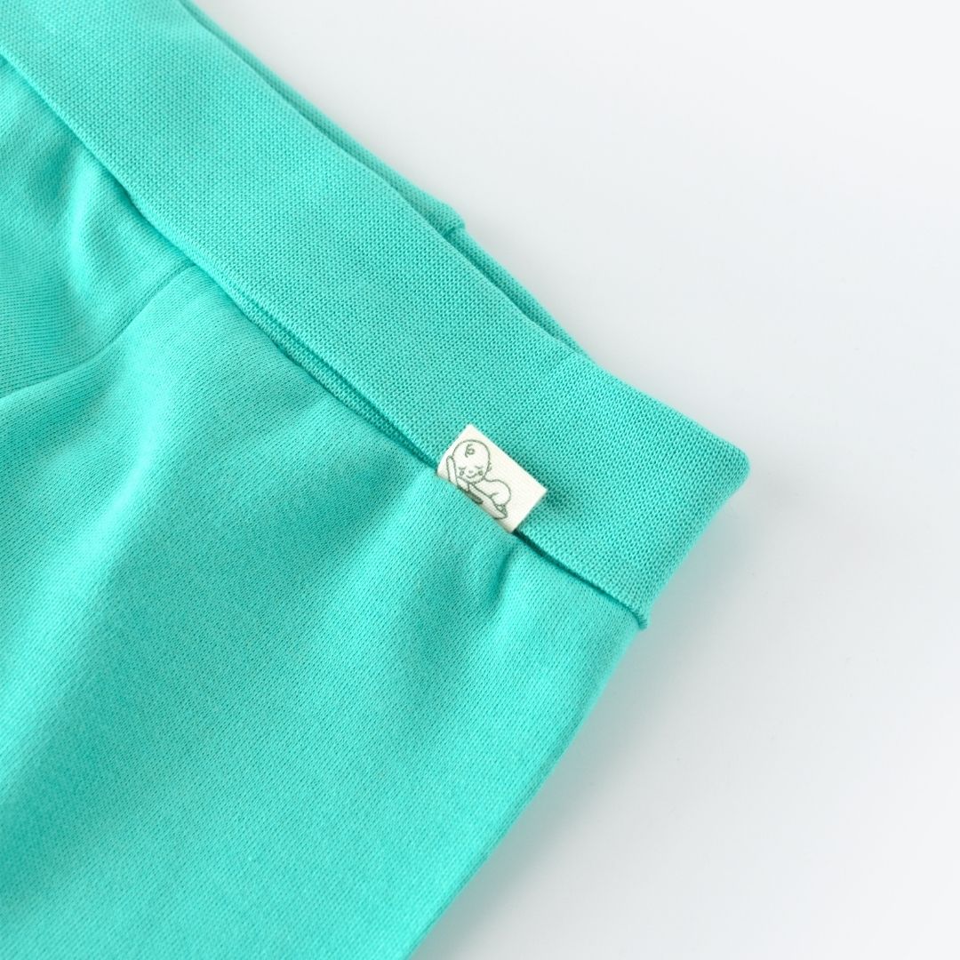BASIC Trousers with feet in 100% organic cotton