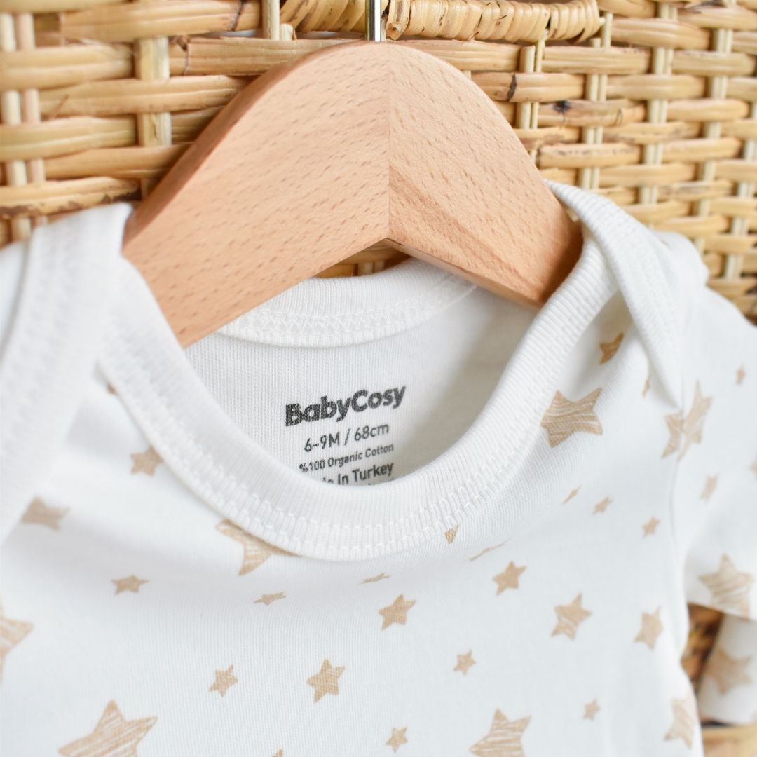 STAR Confezione da 2 Body a maniche lunghe in 100% cotone organico