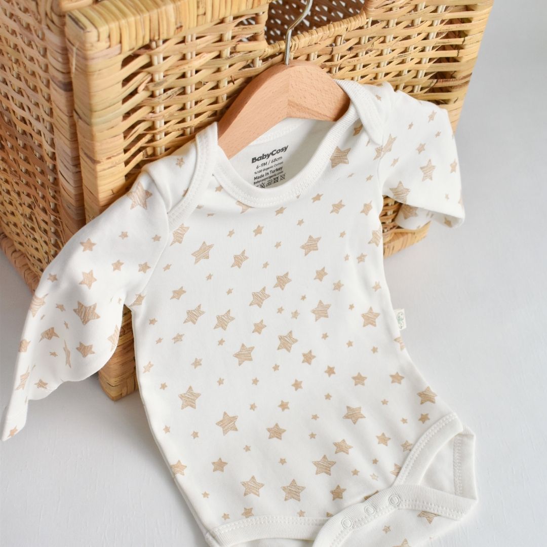 STAR Confezione da 2 Body a maniche lunghe in 100% cotone organico