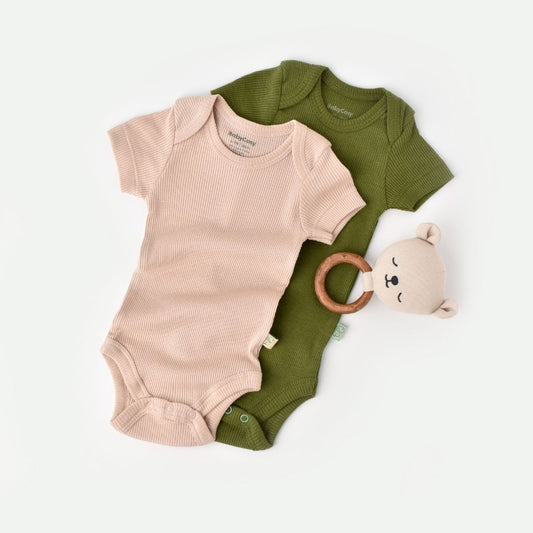 MODAL Packung mit 2 Kurzarm-Bodys