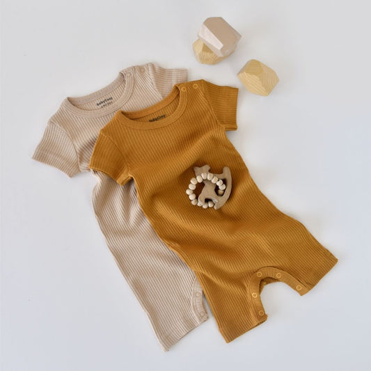 MODAL Pack of 2 Short-sleeved rompers