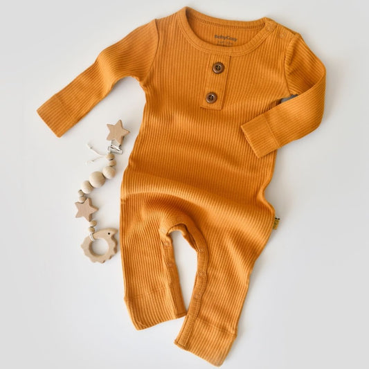 MODAL Long-sleeved romper 50% modal - 50% organic cotton