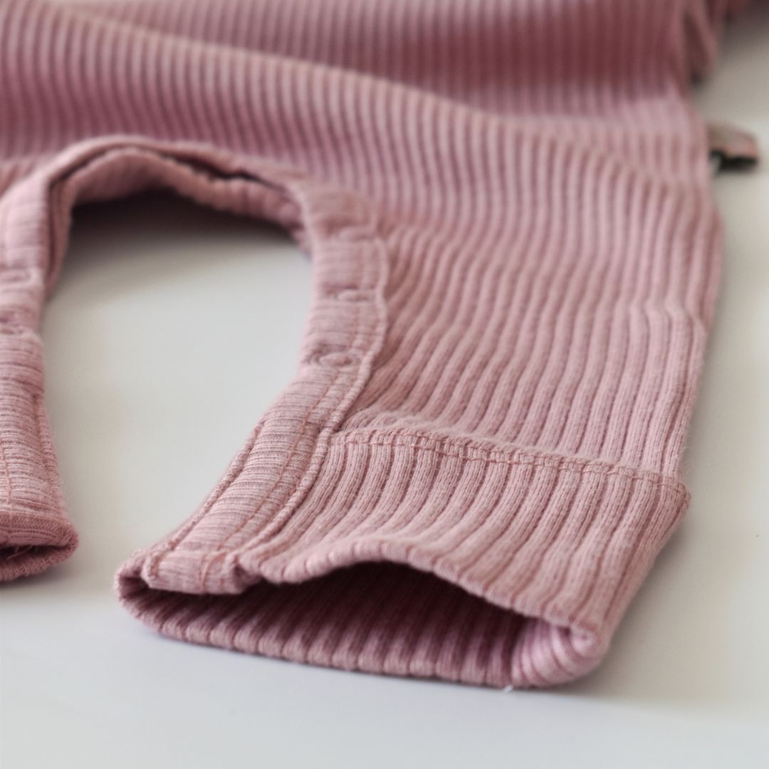 MODAL Long-sleeved romper 50% modal - 50% organic cotton