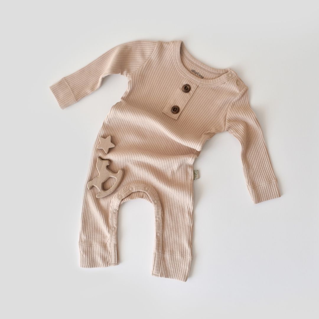 MODAL Barboteuse manches longues 50% modal - 50% coton biologique