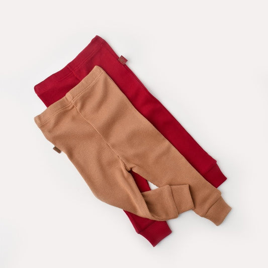 MODAL Pack of 2 Pants in 50% Modal - 50% Organic Cotton
