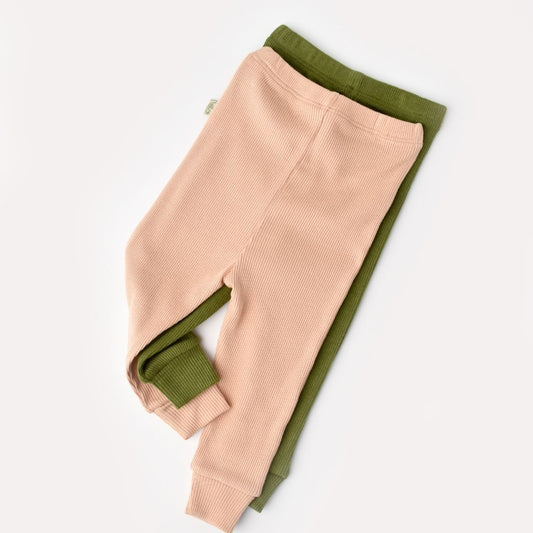 MODAL Pack of 2 Pants in 50% Modal - 50% Organic Cotton