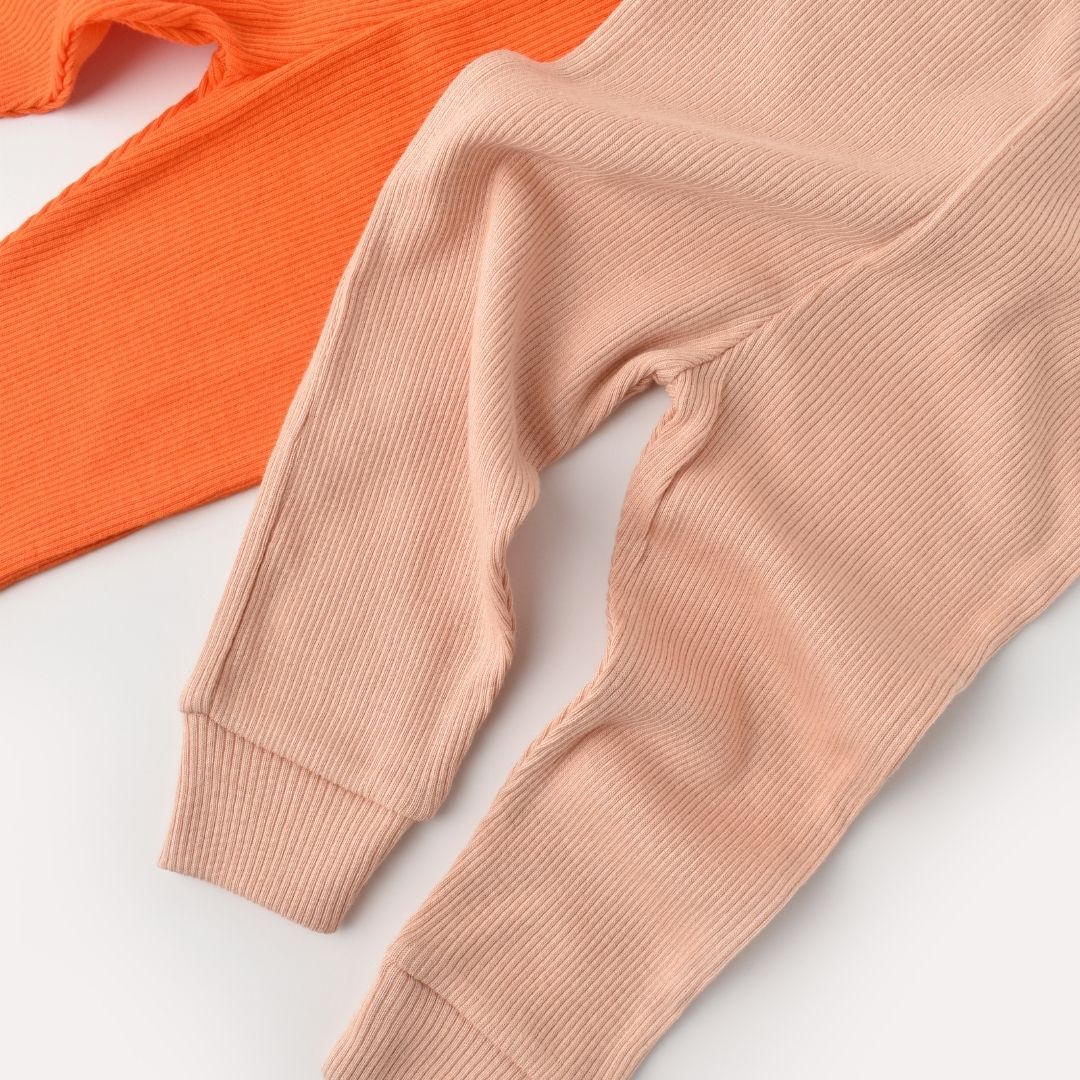MODAL Pack of 2 Pants in 50% Modal - 50% Organic Cotton