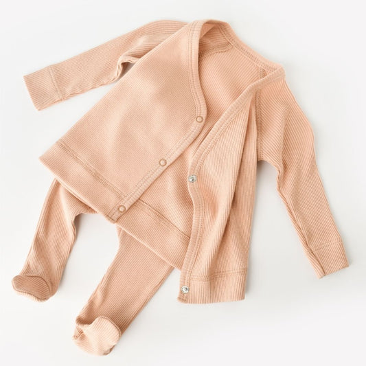 MODAL BABY SET 4 Teile aus 50 % Modal - 50 % Bio-Baumwolle