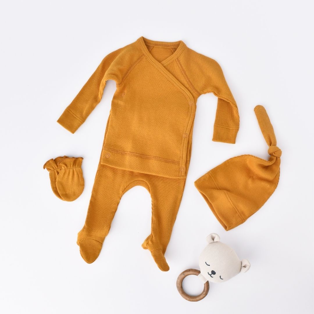 MODAL BABY SET 4 pieces in 50% modal - 50% organic cotton