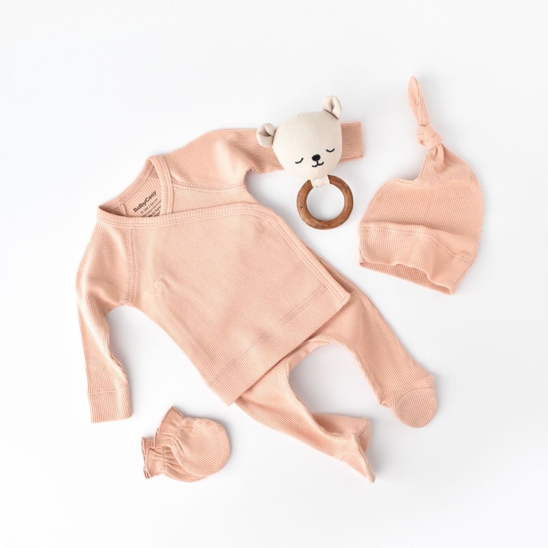 MODAL BABY SET 4 pieces in 50% modal - 50% organic cotton