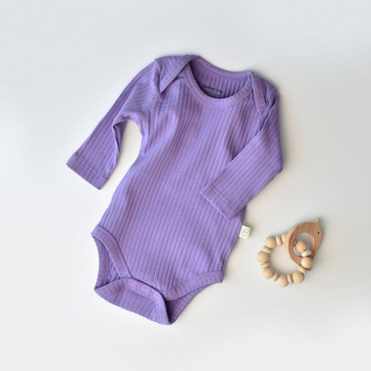 RIBANA Long-sleeved bodysuit% 95 Organic Cotton - 5% Elastane
