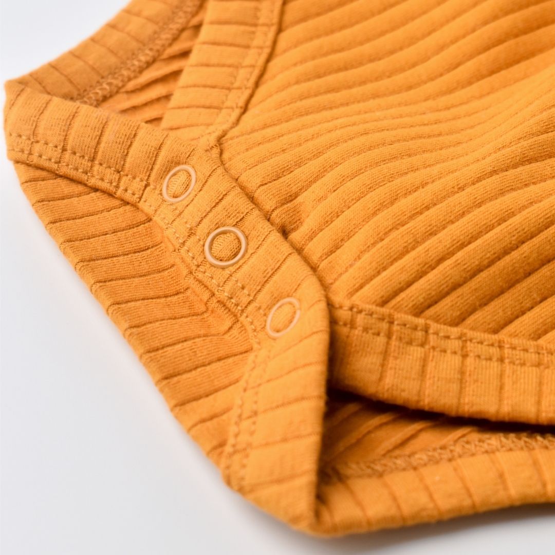 RIBANA Body a maniche lunghe %95 Cotone Organico - 5% Elastan